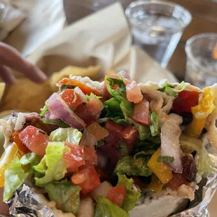 Veggie burrito