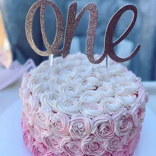 Pretty in Pink Smash Cake