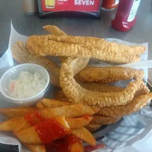 Food that actually taste good. Catfish is light and good and doesn't taste like mud.