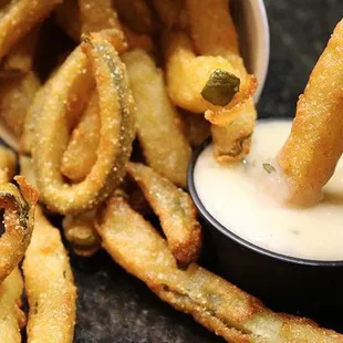 Spicy Fried Pickle Fries