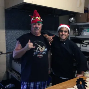 Owner Tommy Joe &amp; Chef Kato planning menu for 2013 Kaneohe Christmas Parade