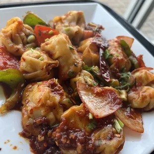 Vegetarian Chilli Momo...