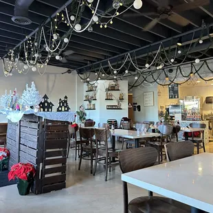 the interior of a restaurant