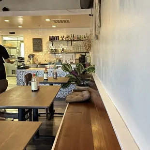 interior, sushi and sashimi