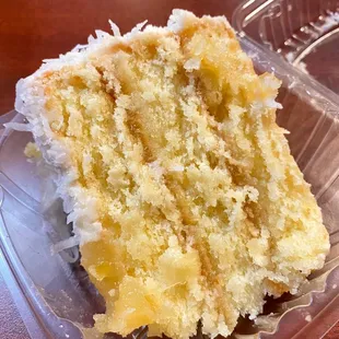 Pineapple coconut cake.