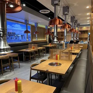 Interior before the rush