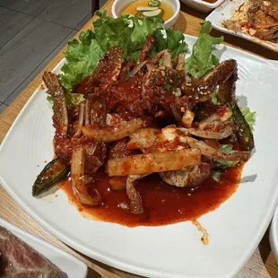 Spicy Marinated Raw Crab