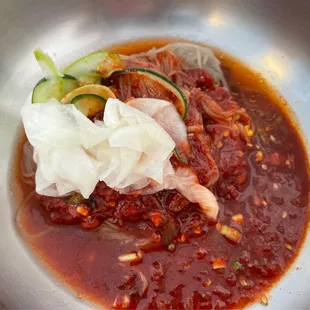 Spicy cold noodle