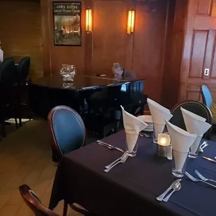 a dining room