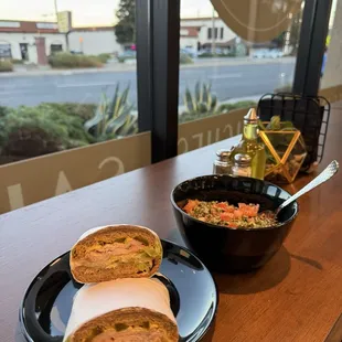 1. Turkey Monster with 1. Taboulah Salad