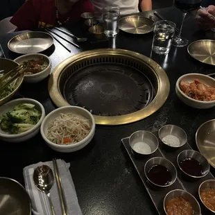 Setting up the table