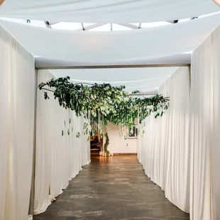 Reception entryway specially designed just for my wedding!