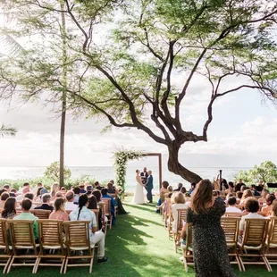 Ceremony and Chuppa designed by Moana Belle Events!