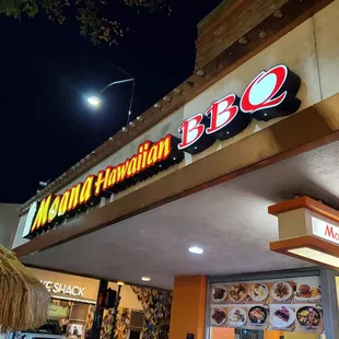 sushi and sashimi, outside