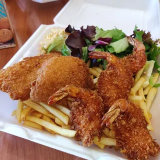 Fish and Shrimp Plate