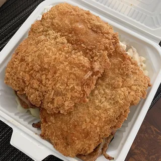 Fish and Bbq Chicken/