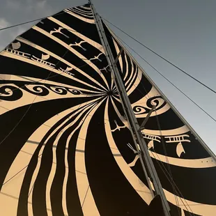 Sails during sunset