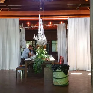 The Staff at HB&amp;G Magazine transformed our Beautiful Historic Chinese Hall.