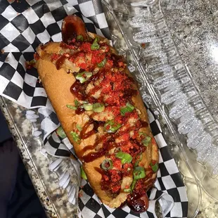 The Law Dawg with hot Cheetos dust