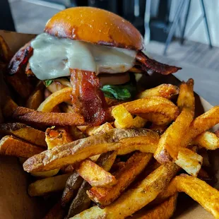 Have you had the Jail Bird sandwich? MOB&apos;s Marinated Grilled Chicken Breast topped with Crispy Hickory Smoked Bacon, Lettuce and Tomato