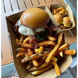 food, burgers