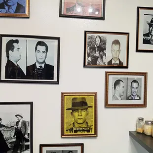 A wall full of choirboys and Sunday School teachers.