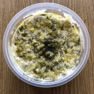 Pickle Hummus, yum!
