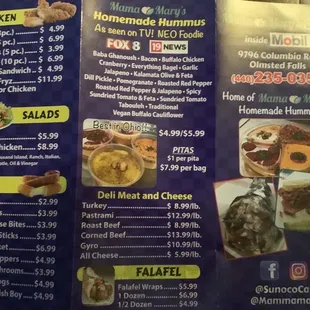 Mama Mary&apos;s Address, location, phone number and part of the menu