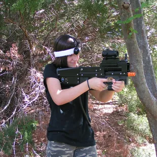 Our new P-90 machine gun!