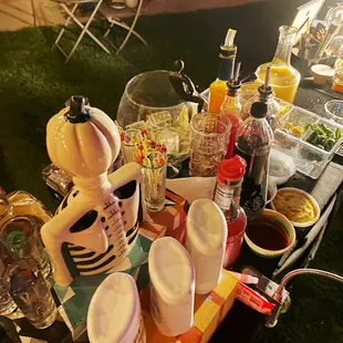 My set up for 10/26/2024 Temecula Halloween Birthday Party