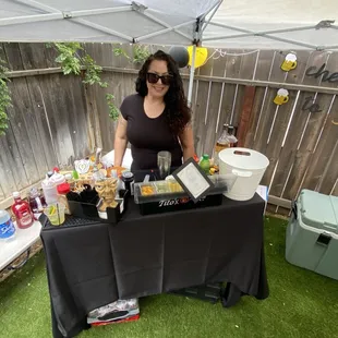 Backyard surprise birthday party