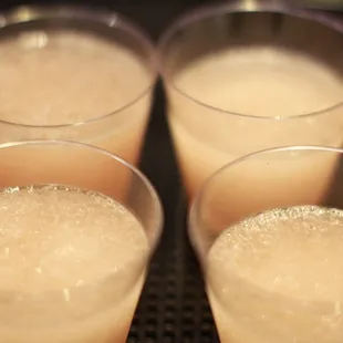 Strawberry Frozé samples for 1,400 guests at last year&apos;s Edible Extravaganza.
