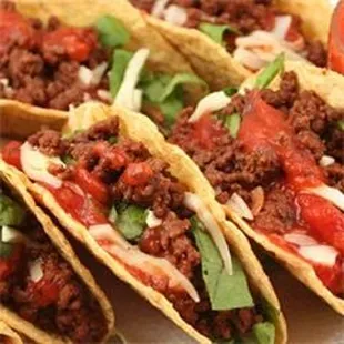 Vegan Tacos with vegan ground roast - comes with almond cheese