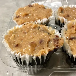 Gluten free German chocolate cupcakes