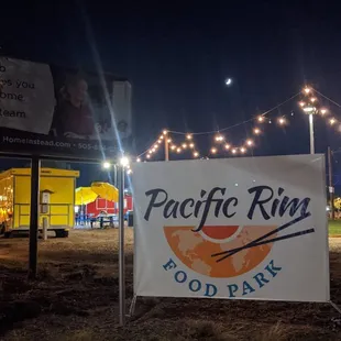  pacific ring food park sign