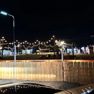 What a cool place. Food trucks, grass area. The fried rice was unique and fresh. Excellent food.