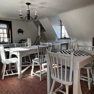 Upstairs seating