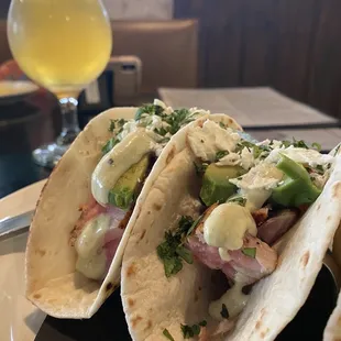 Chef's Tacos + Proud Mary beer
