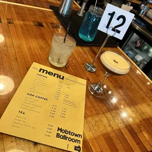 Espresso Martini &amp; Strange Mercy on a breakfast date. Barista/bartender was #Great. Amazing lil Bmore find