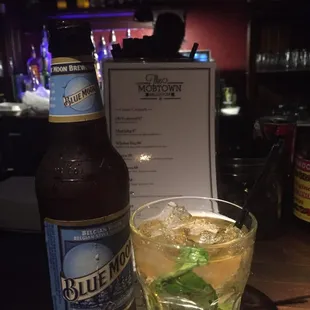 Blue moon &amp; Mint Julep
