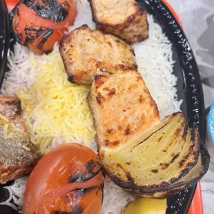 Salmon Kebab