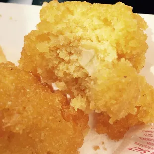 Hush puppy, a little too greasy