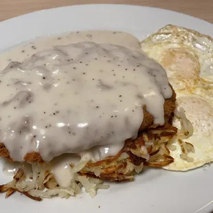 Chicken Fried Steak &amp; Eggs