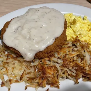 Chicken Fried Steak &amp; Eggs