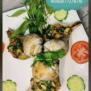 Ốc Đá nướng mở hành