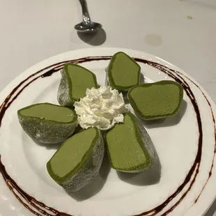 Green Tea Mochi Dessert