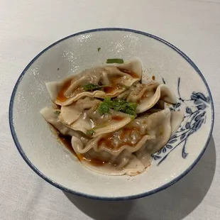 Homemade Szechuan Dumplings