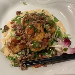 Wok tossed shrimp