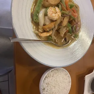 Shrimp Yellow Curry