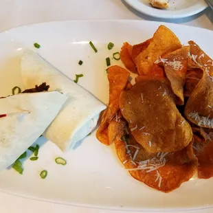 When you order healthy eating Black bean Burger wrap with sweetpotatoe chips